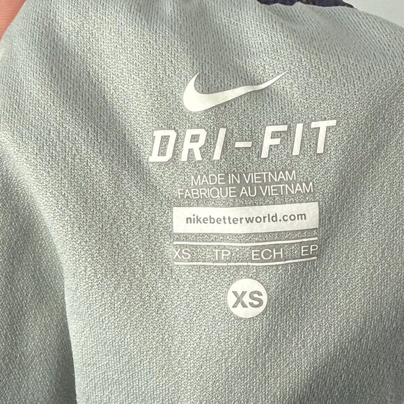 Nike Dri-Fit Shorts W/Liner Womens XS Purple Marble Athletic Running Gym Workout - Picture 3 of 4